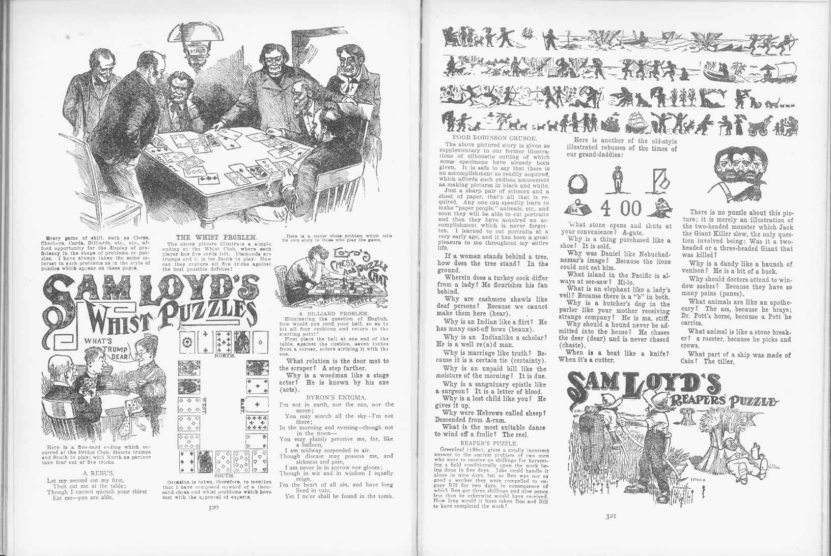 Sam Loyd - Cyclopedia of Puzzles - page 320-321