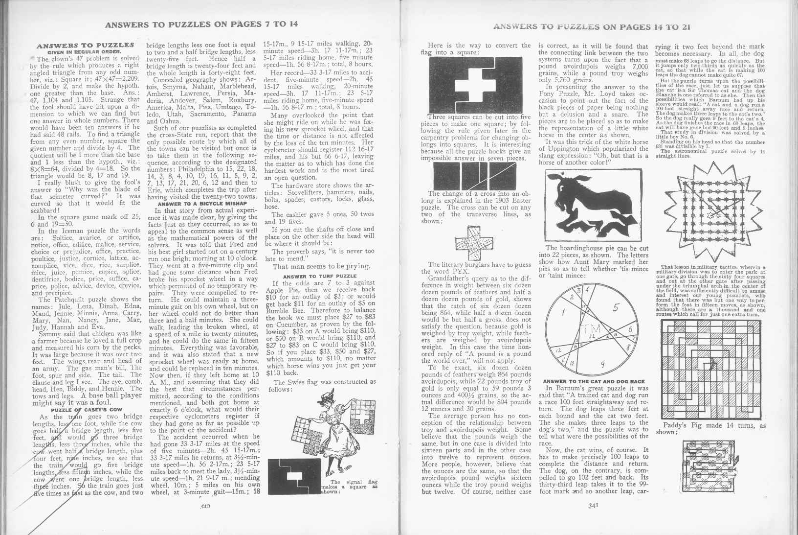 Sam Loyd - Cyclopedia of Puzzles - page 340-341