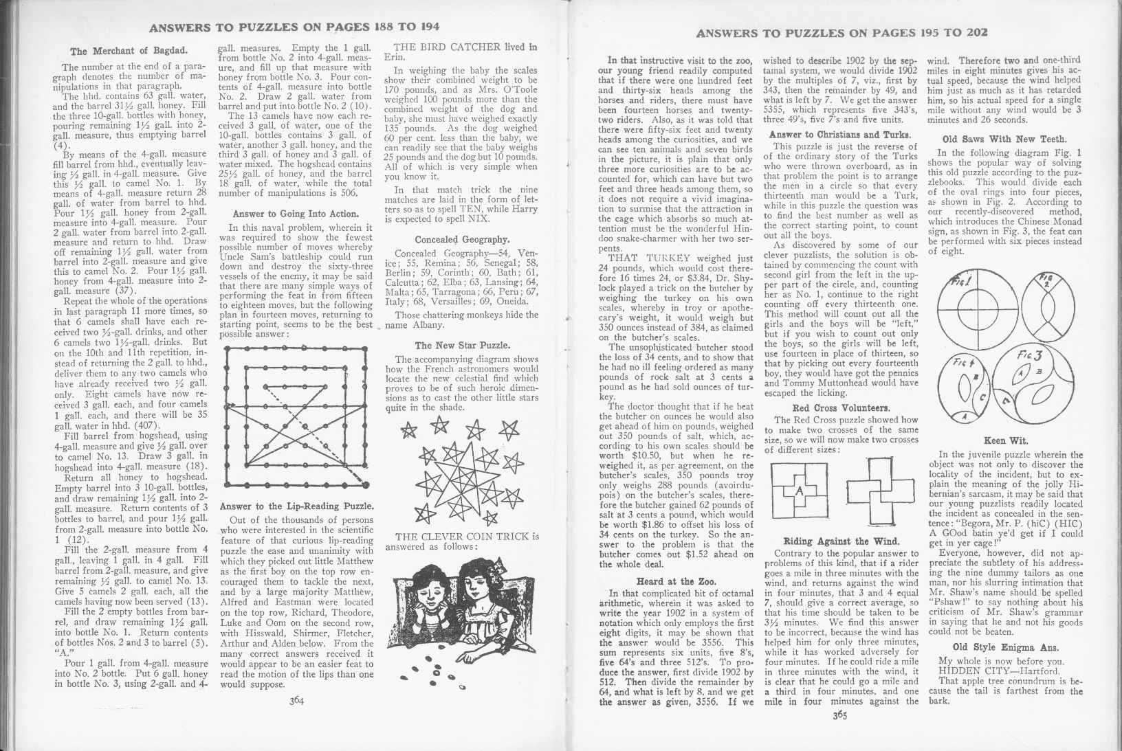 Sam Loyd - Cyclopedia of Puzzles - page 364-365